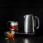 Geepas 2 In 1 Digital Tea Maker - Stainless Steel Filter Temperature Adjusting, Boil-Dry Protection