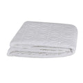 Elegant 6x6 Quilted Waterproof Matress Protector - White