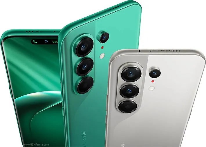 MUGO Online Tecno Camon 50 Pro 4G LTE smartphone in green and silver, featuring a triple rear camera system and curved display.